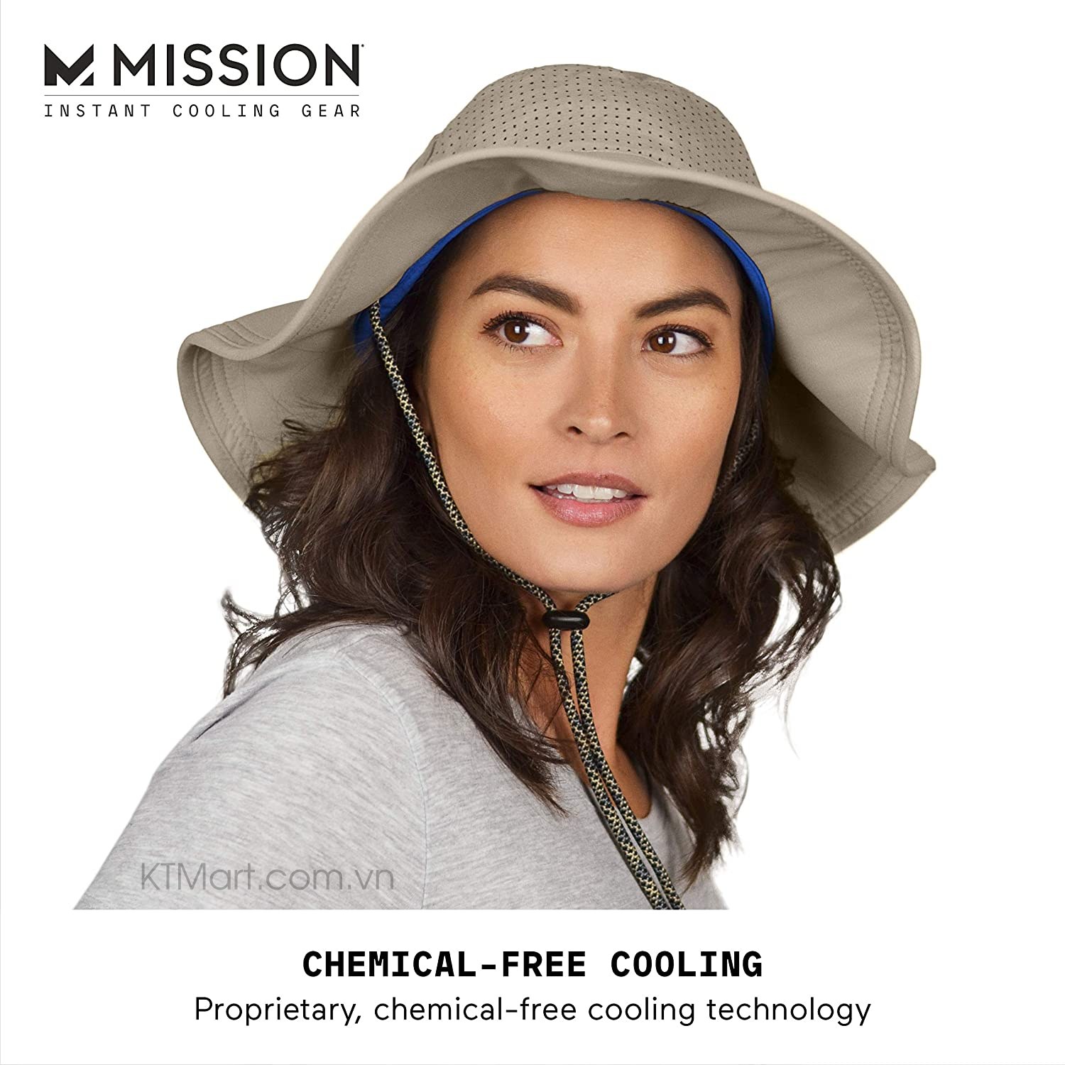 Mũ rộng vành Mission Max Plus Pinnacle Cooling Booney Hat